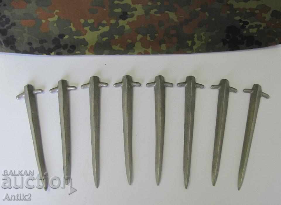 Delivery of Second World War Aluminum Pins for Tent 8pcs.