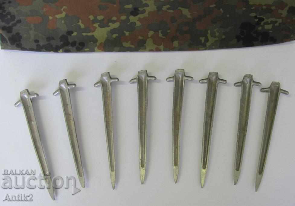 Second World War Aluminum Pins for Tent 8pcs. - 5