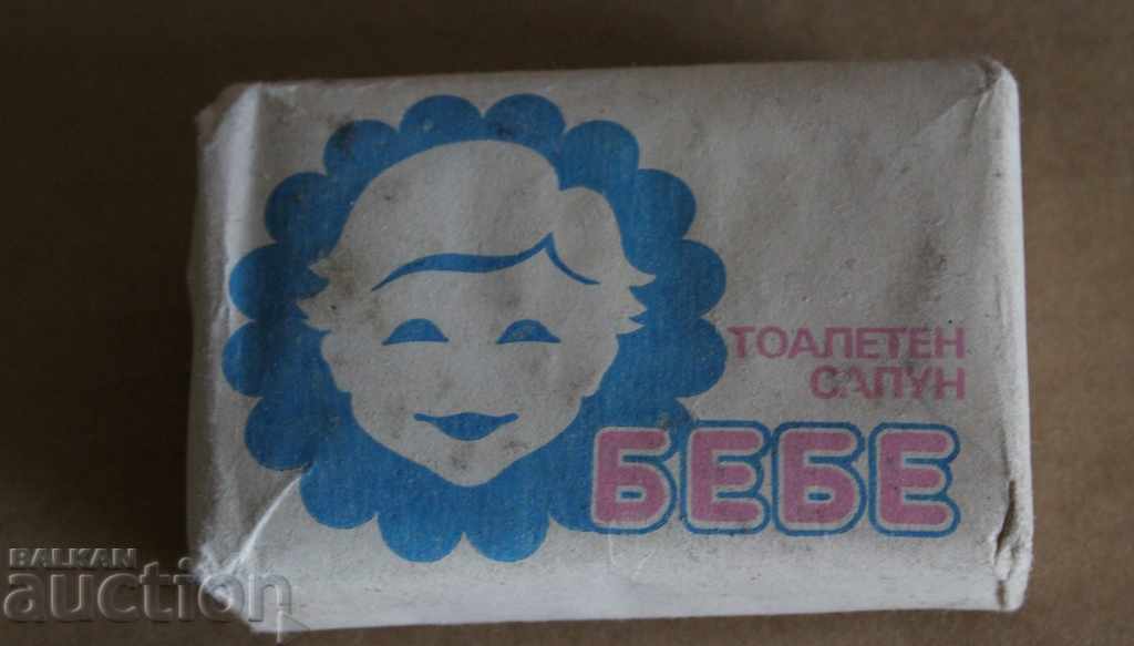 1982 СОЦ ТОАЛЕТЕН САПУН БЕБЕ НЕУПОТРЕБЯВАН СОЦА