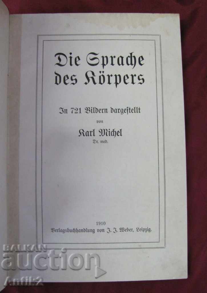 Auction 1910years. Book Theater Mimi Karl Michel Germany Auction 1910years. Book Theater Mimi Karl Michel Germany