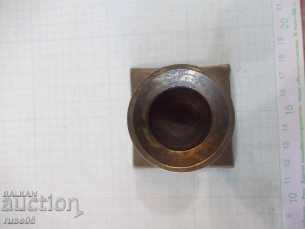 Candlestick Bronze for one candle - 94,6 g with price 10.00 BGN | € 5.11