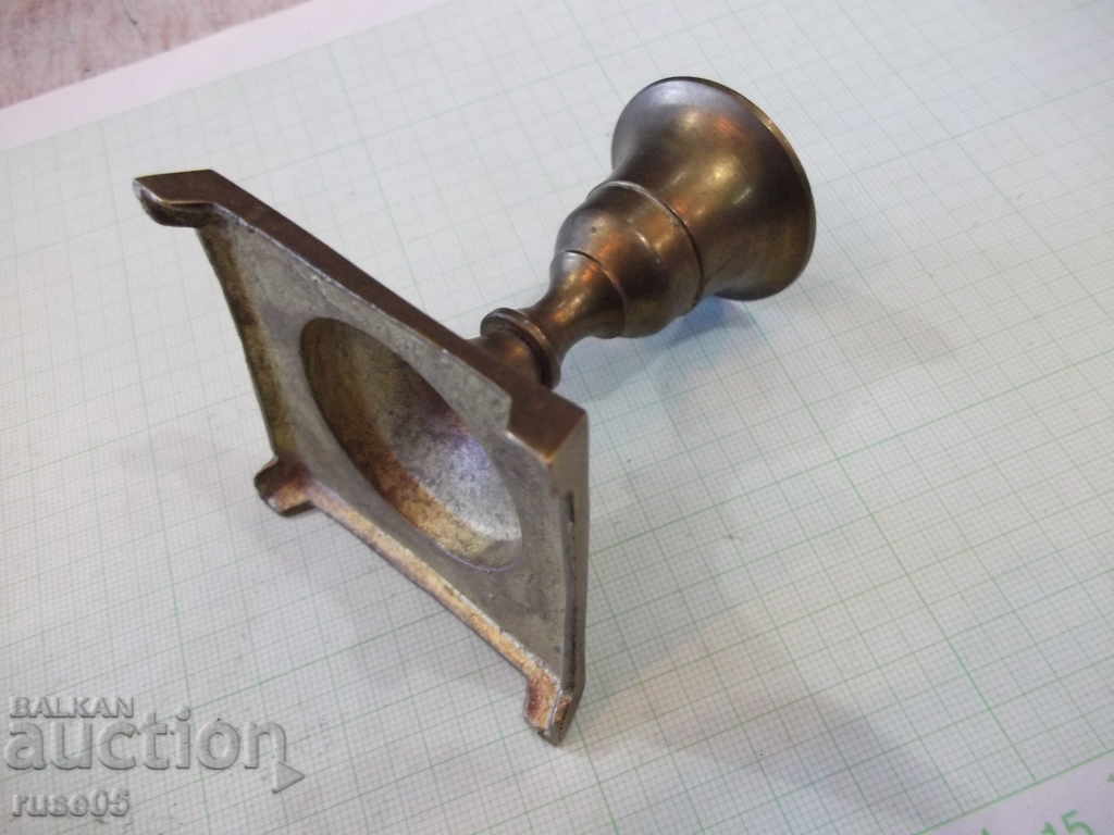 Candlestick Bronze for one candle - 94,6 g - 6