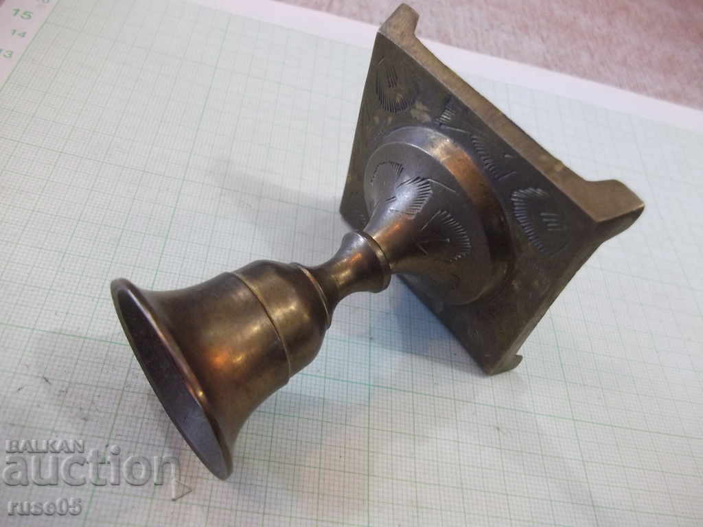 Candlestick Bronze for one candle - 94,6 g - 7