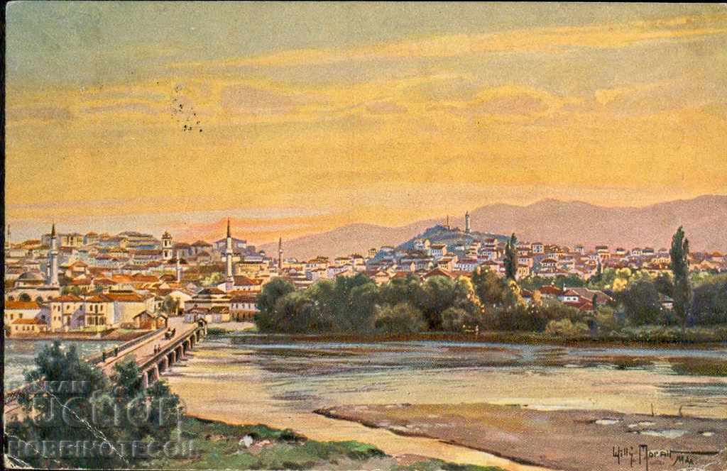 Traveled postcard VIEW and stamp PLOVDIV - CENSORSHIP 1916 - 2 with price € 44.99 | 87.99 BGN