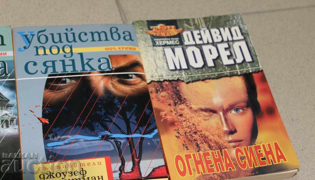 LOT BOOKS TRILER CRIMINAL with price 19.00 BGN | € 9.71 LOT BOOKS TRILER CRIMINAL with price 19.00 BGN | € 9.71