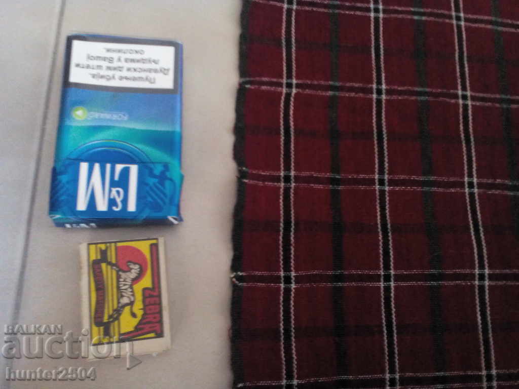 Auction Wool apron, size 85x48 cm., no marks Auction Wool apron, size 85x48 cm., no marks