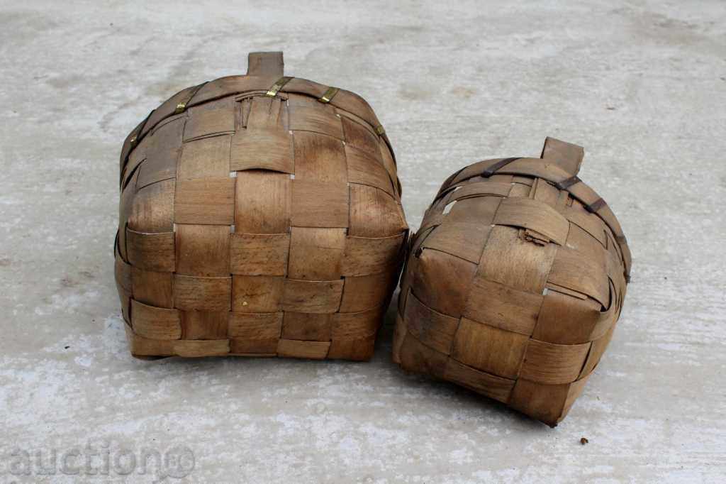 LOT OLD AUTHENTIC BASKETS BASKETS BASKET REMARKS - 5 LOT OLD AUTHENTIC BASKETS BASKETS BASKET REMARKS - 5
