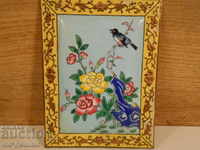 Romantic Antique Rare PAINTING Enamel, Japan or China