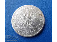 Poland 2 Zloty 1932 Silver Rare