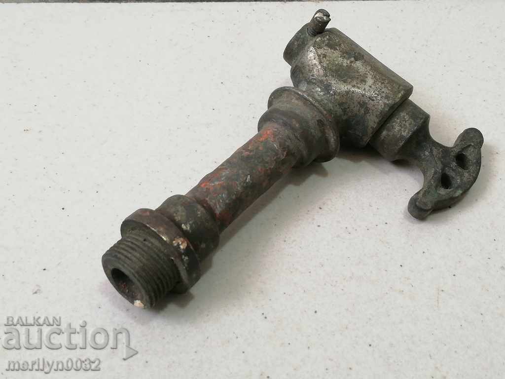 Ancient bronze crane spout pipe spout - 6