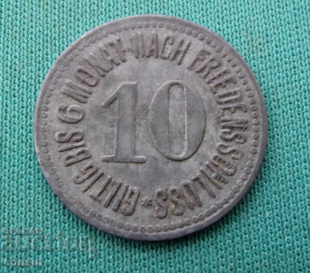 Germania - Rottenburg 10 Mapke 1917 Moneda Rare cu preț € 6.14 | 12.01 BGN