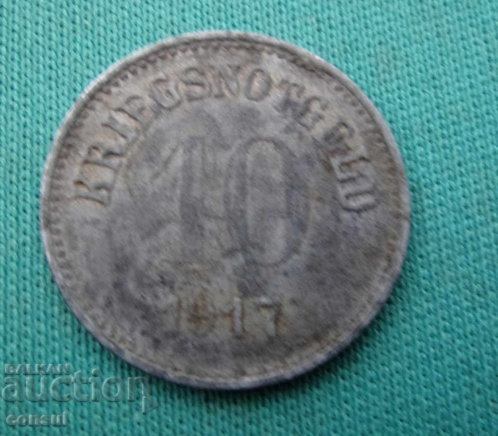 Germania - Furt în Bayern 10 Pennig 1917 Moneda Rare cu preț € 5.11 | 9.99 BGN