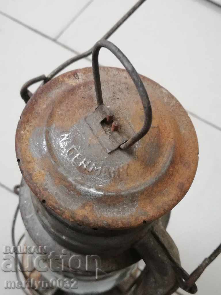 Auction Old German lantern, lamp, spotlight lamp Auction Old German lantern, lamp, spotlight lamp