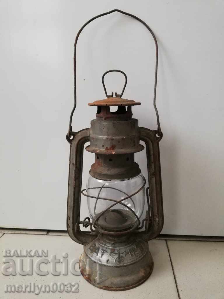 Old German lantern, lamp, spotlight lamp Old German lantern, lamp, spotlight lamp