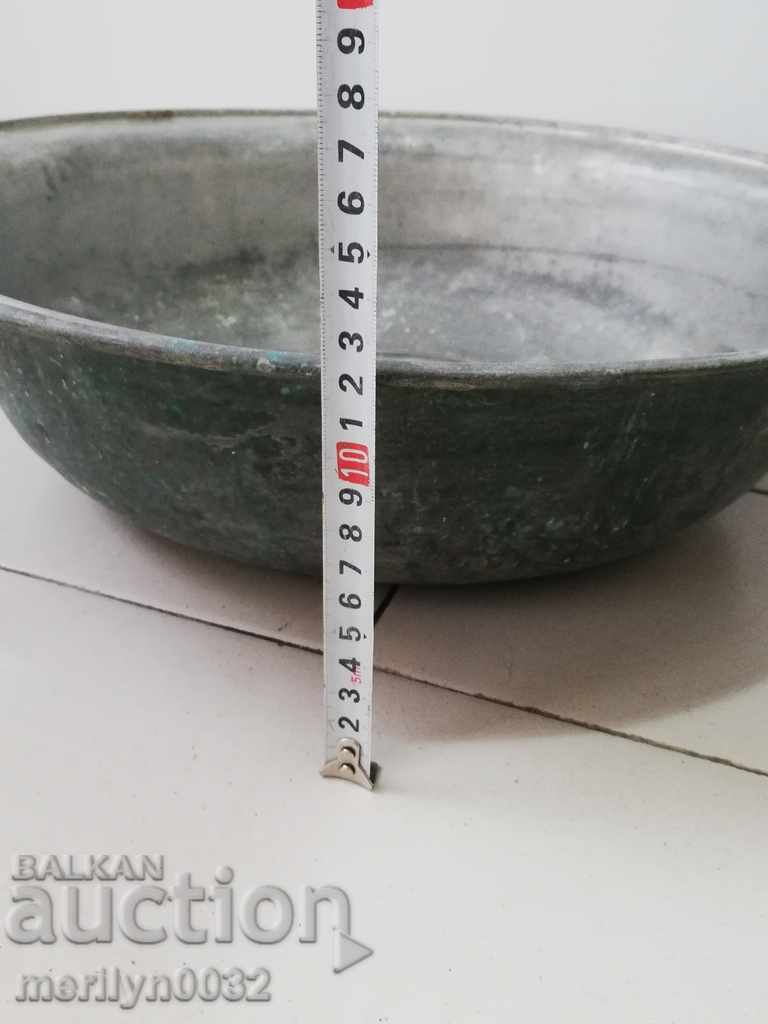 Tinned basin, copper pot, baker, trough - 7 Tinned basin, copper pot, baker, trough - 7