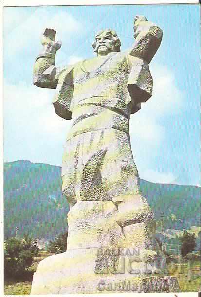 Map Bulgaria Klisura Sculpture - Borimechka *