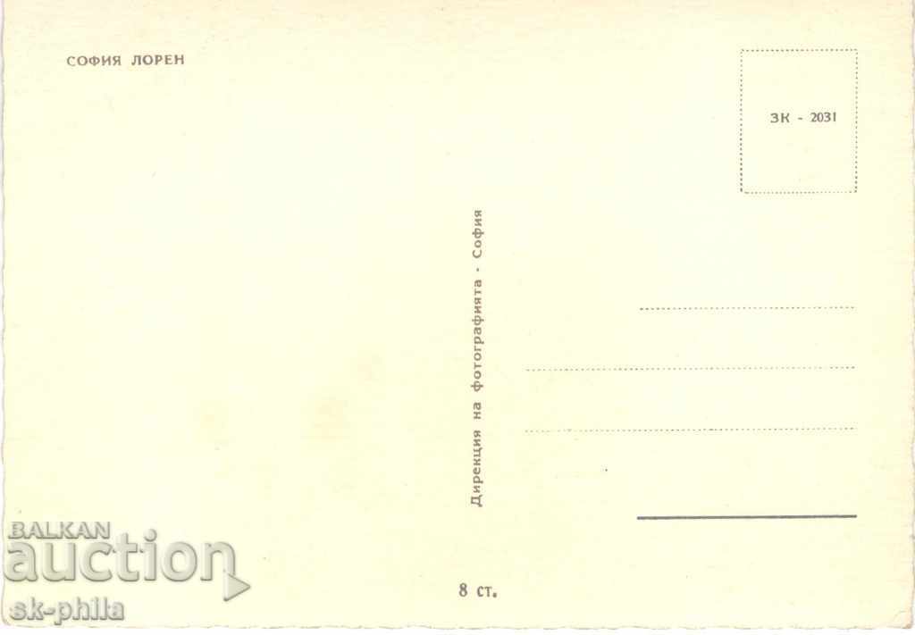 Old postcard - artists - Sofia Loren with price 1.10 BGN | € 0.56 Old postcard - artists - Sofia Loren with price 1.10 BGN | € 0.56