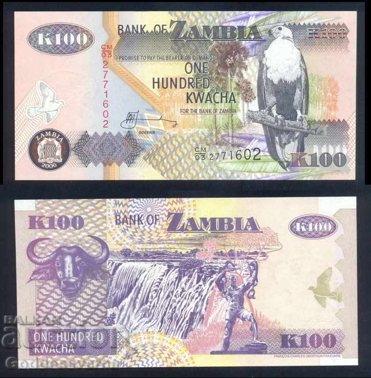 Zambia 100 Kwacha 2006 Pick 38f