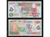 Zambia 1000 KWACHA 2003 Pick 44 Ref 0983 Unc