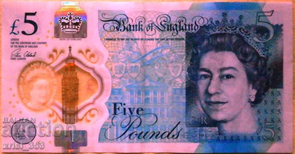 5 pounds Great Britain 2015