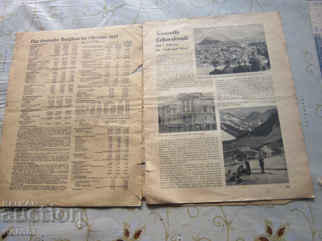 Vechea revista germana de reviste 3 Reich Swastika - 7 Vechea revista germana de reviste 3 Reich Swastika - 7