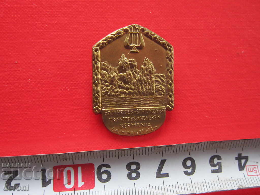 A rare German bronze badge badge 3 Reich