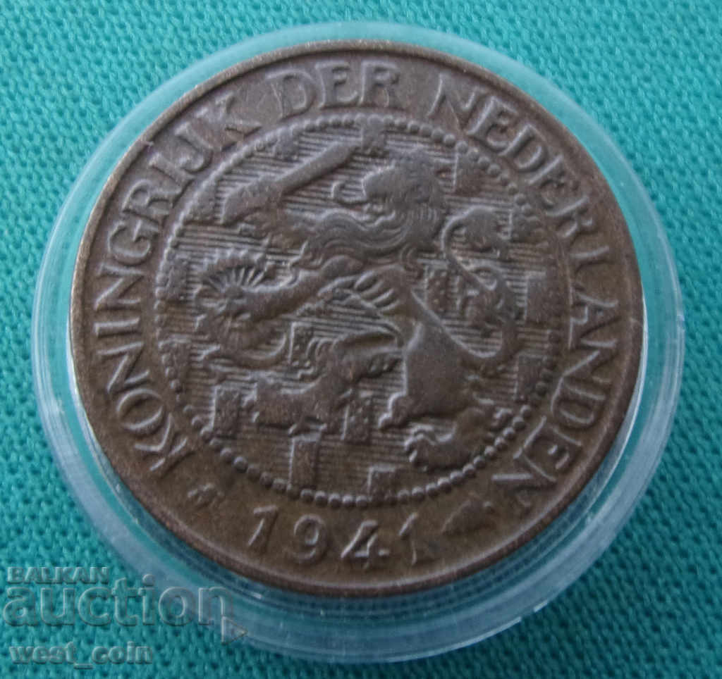 Antilele Olandeze 1 Cent 1941 Moneda Rare