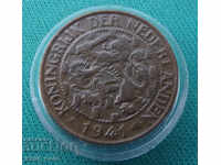 Antilele Olandeze 1 Cent 1941 Moneda Rare