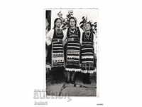 Costume de costume tracice Regatul bulgar Old Picture 1944г.