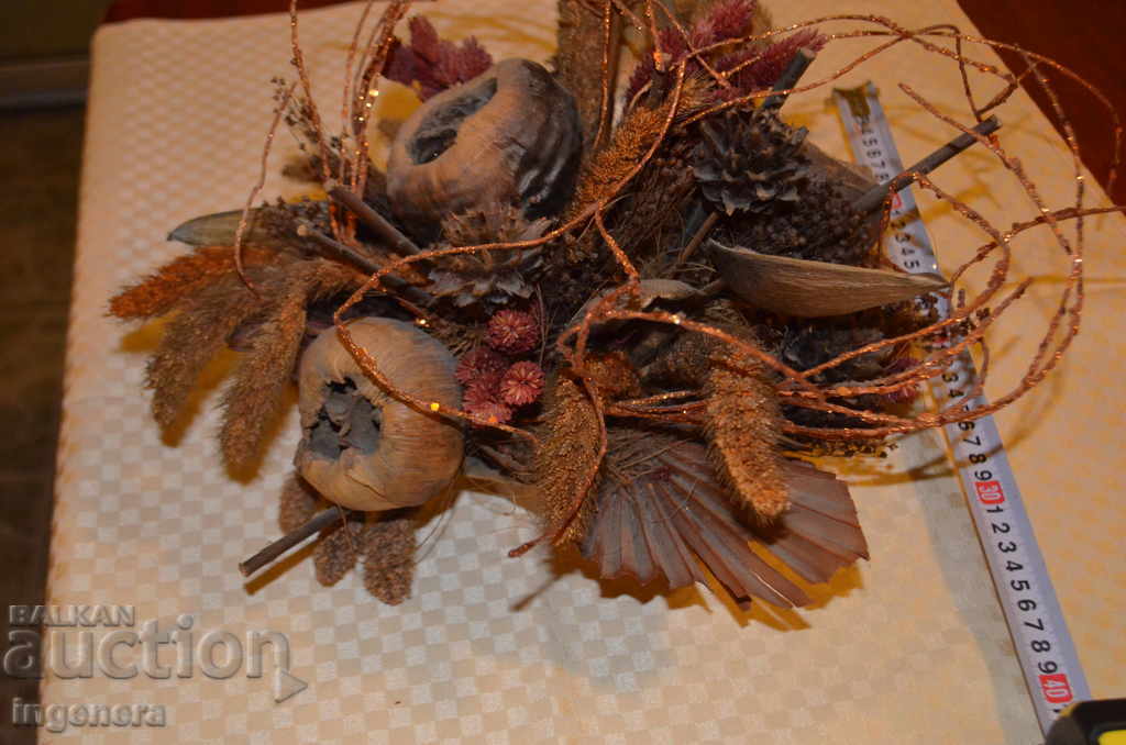 Auction ARRANGEMENT FROM NATURE. DRY FLOWERS AND FRUITS Auction ARRANGEMENT FROM NATURE. DRY FLOWERS AND FRUITS
