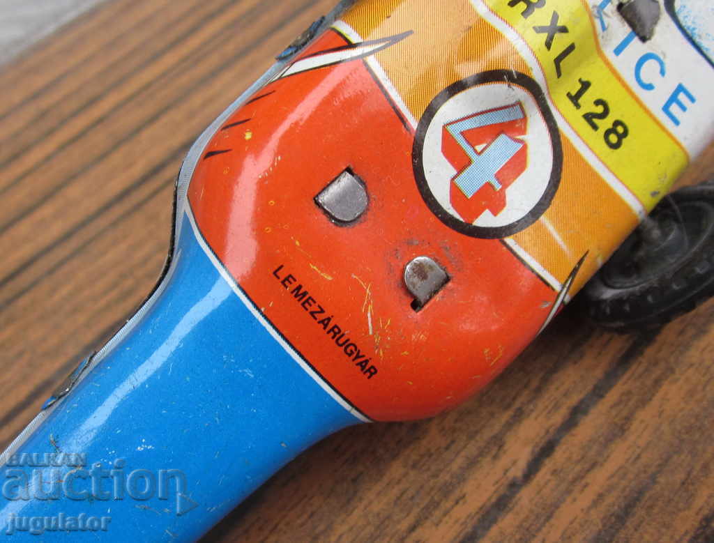 old soc mechanical tin metal toy helicopter - 6 old soc mechanical tin metal toy helicopter - 6