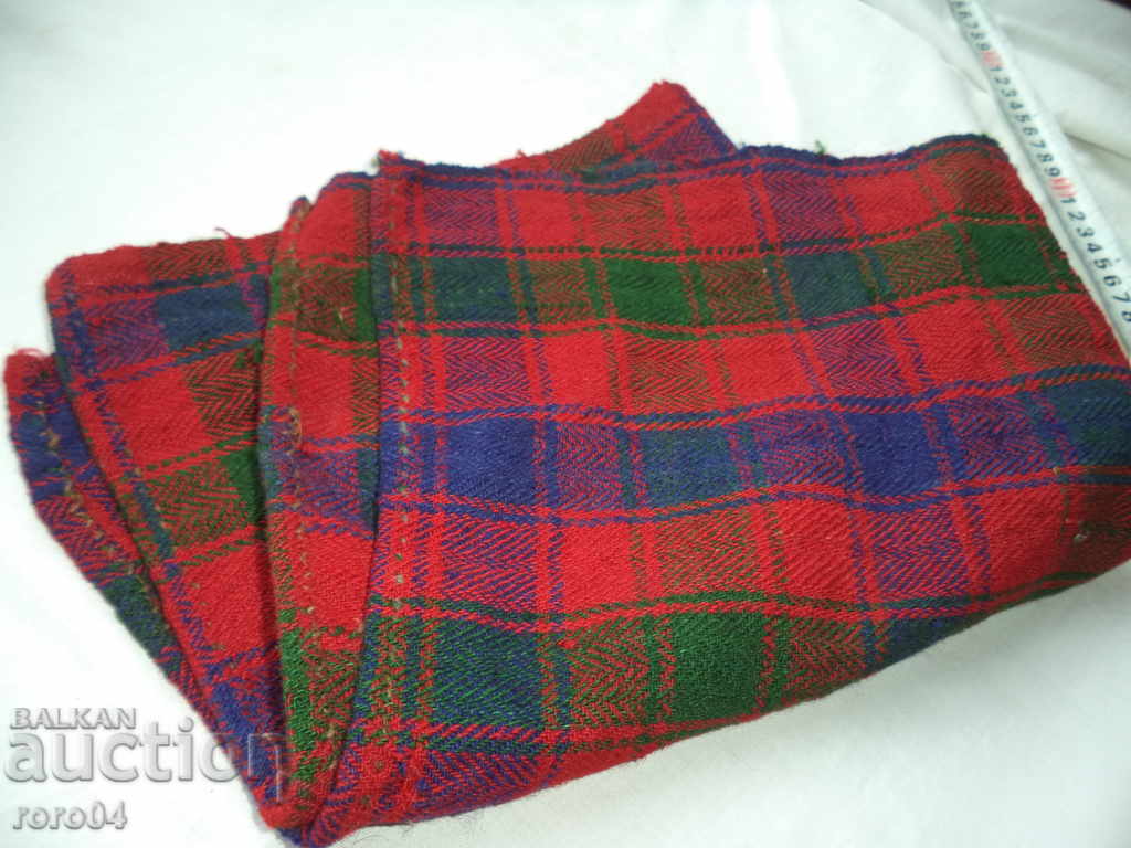 СТАРА ШАРЕНА ВЪЛНЕНА ПРЕСТИЛКА БЕЗ ВРЪЗКИ - 7 СТАРА ШАРЕНА ВЪЛНЕНА ПРЕСТИЛКА БЕЗ ВРЪЗКИ - 7