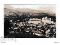 Пощенска картичка  Изглед на град постройки Стара картичка