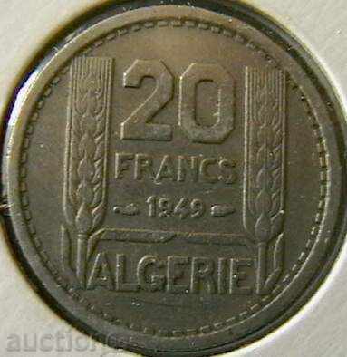 20 φράγκα το 1949, Αλγερία
