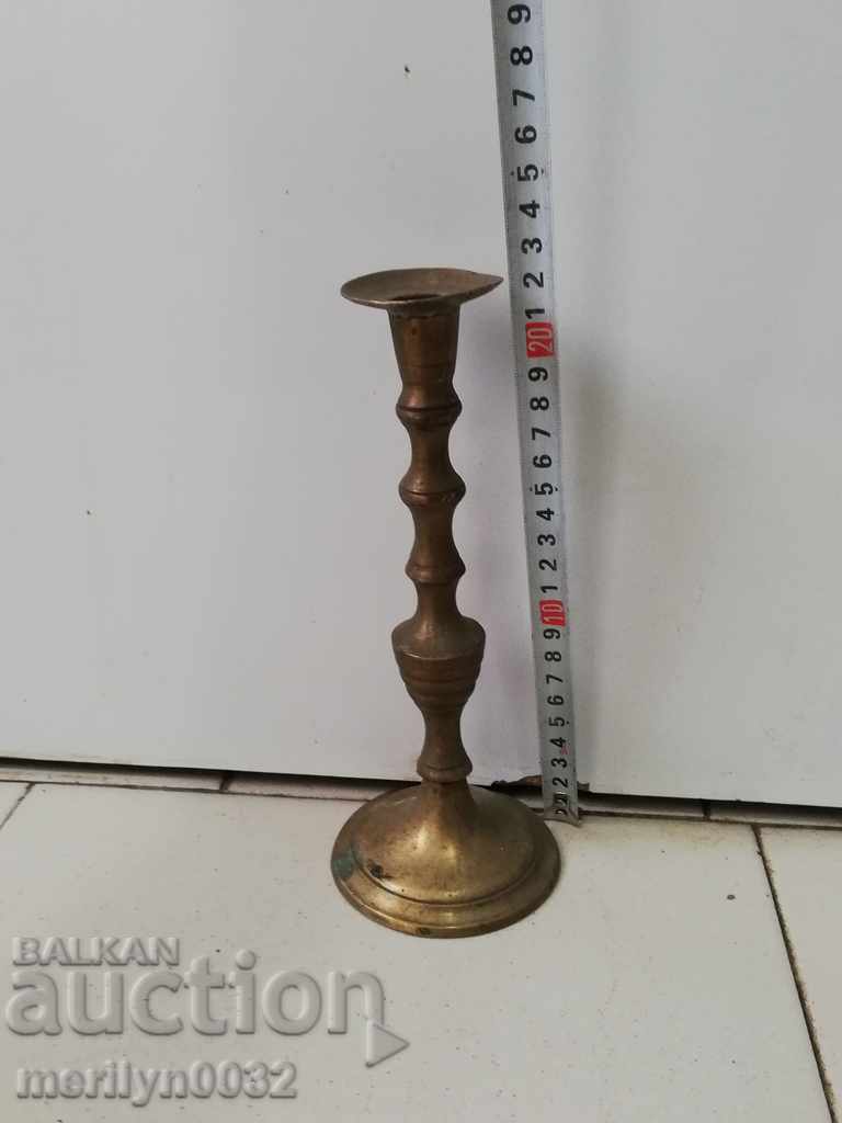 An Ottoman candlestick with a candle, a candle, a lamp - 5