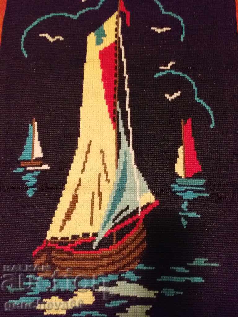 Large panel tapestry "Seascape" with price 40.00 BGN | € 20.45