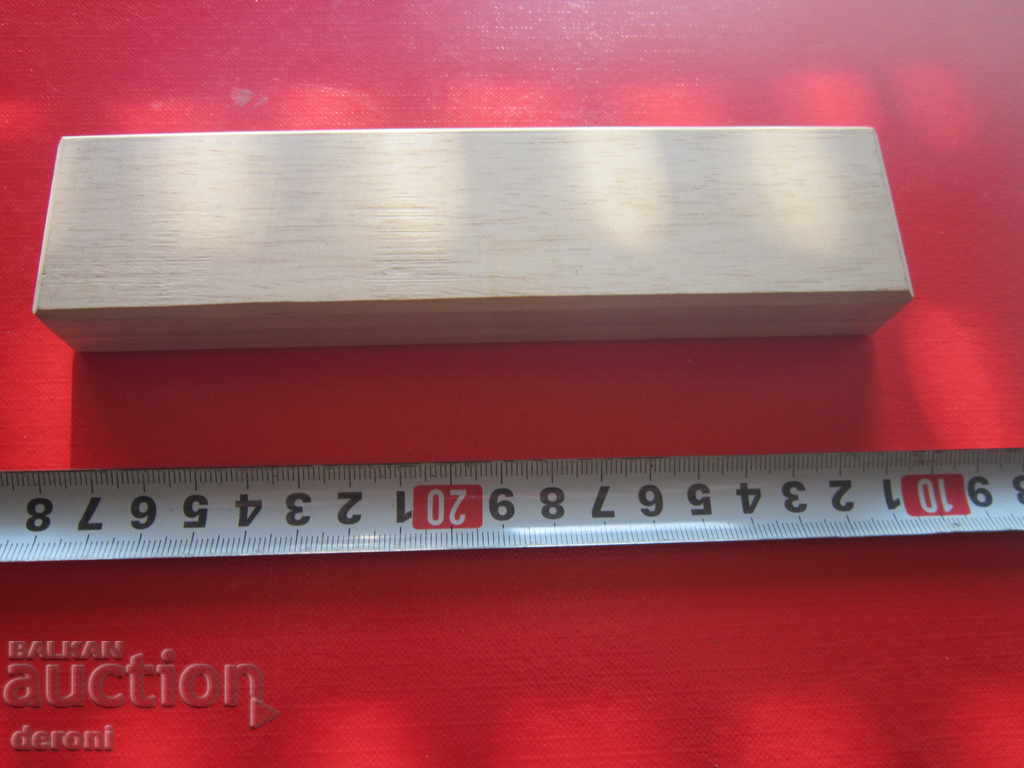 Дървена кутия за химикалка кутийка за писалка 2