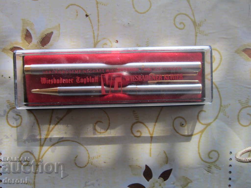 Luxurious German set of gold-plated pencil gilt pencil - 6 Luxurious German set of gold-plated pencil gilt pencil - 6