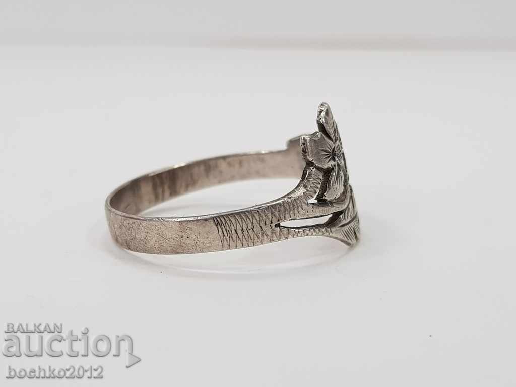 Collectible handmade Renaissance silver ring. - 5 Collectible handmade Renaissance silver ring. - 5