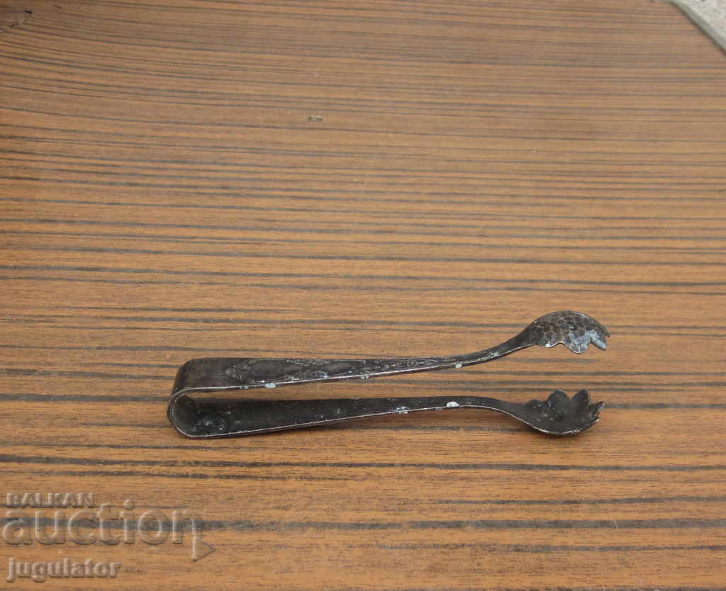 Delivery of Art Deco antique silver pinch for ice sugar marked Delivery of Art Deco antique silver pinch for ice sugar marked