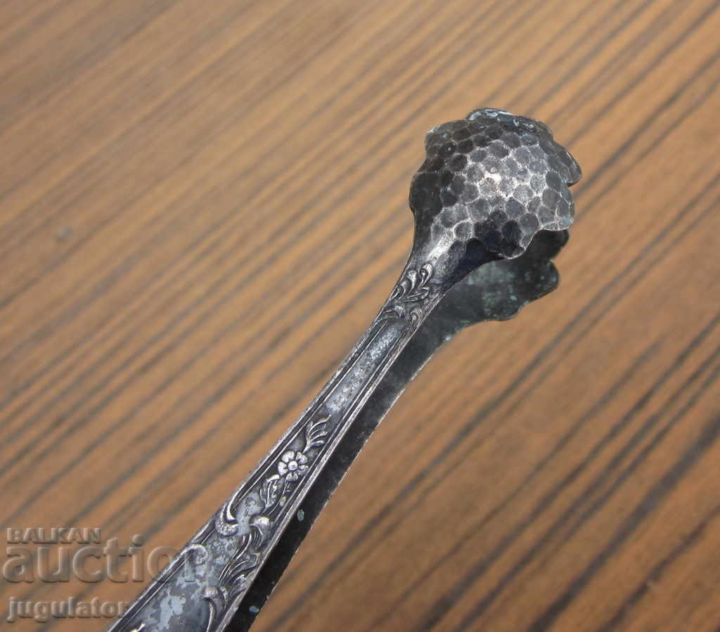 Art Deco antique silver pinch for ice sugar marked - 6 Art Deco antique silver pinch for ice sugar marked - 6