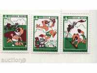 Чисти марки  Анимация, Спорт 1989 от Северна Корея