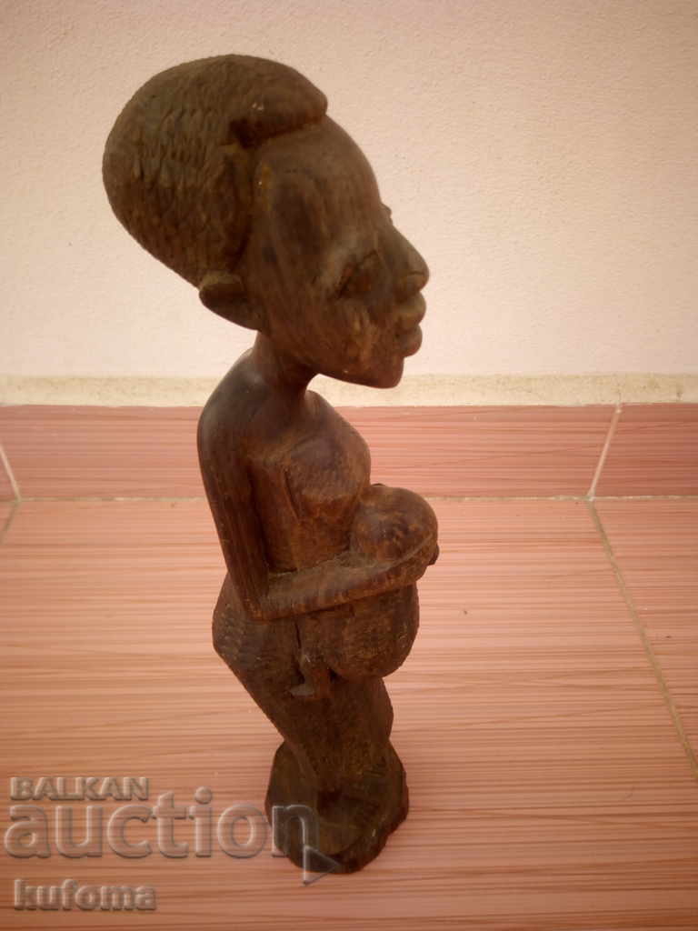 Old ebony statuette with price 44.99 BGN | € 23.00 Old ebony statuette with price 44.99 BGN | € 23.00