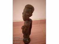 Old ebony statuette