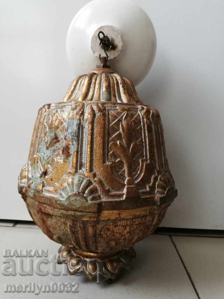 Cast iron weight from an old gas chandelier with price 150.00 BGN | € 76.69 Cast iron weight from an old gas chandelier with price 150.00 BGN | € 76.69