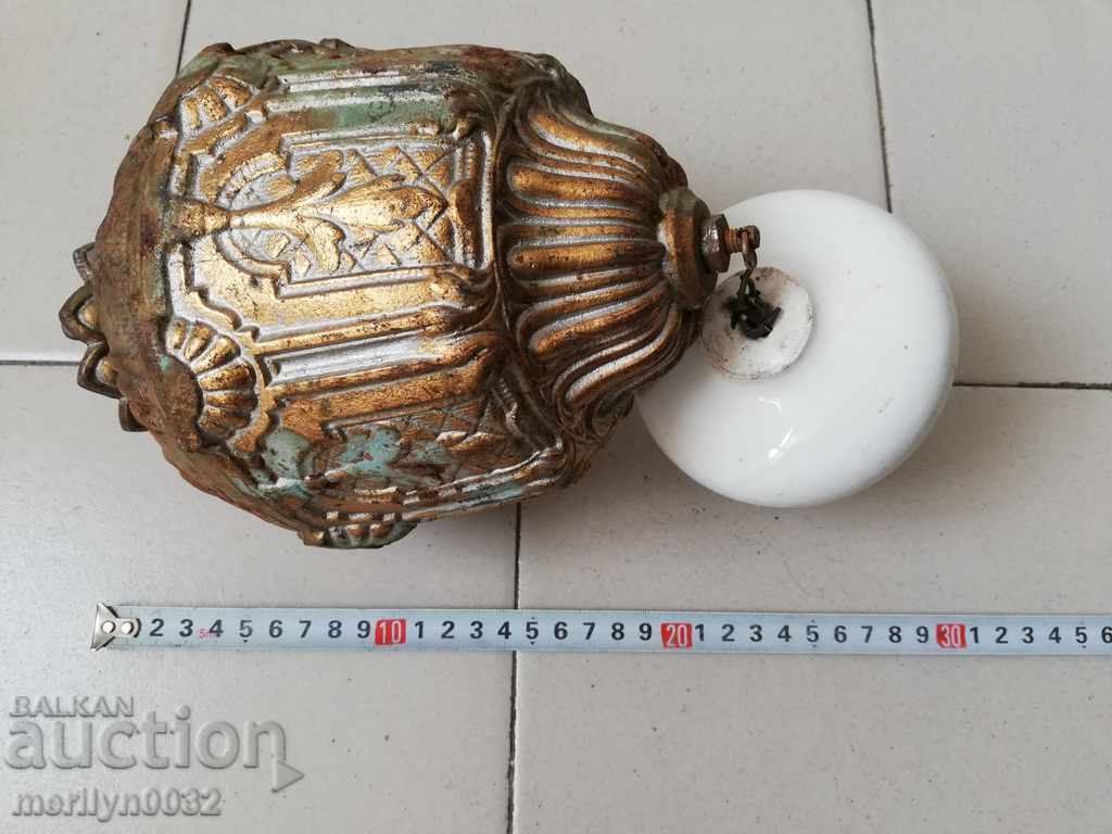 Auction Cast iron weight from an old gas chandelier Auction Cast iron weight from an old gas chandelier