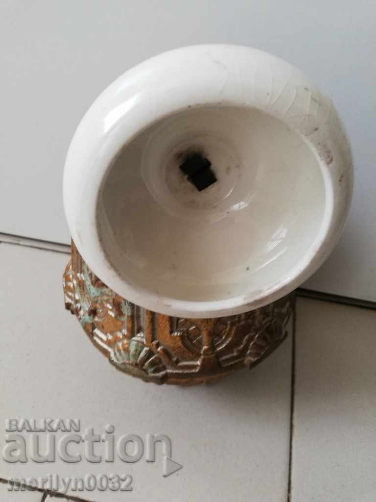 Cast iron weight from an old gas chandelier - 6 Cast iron weight from an old gas chandelier - 6