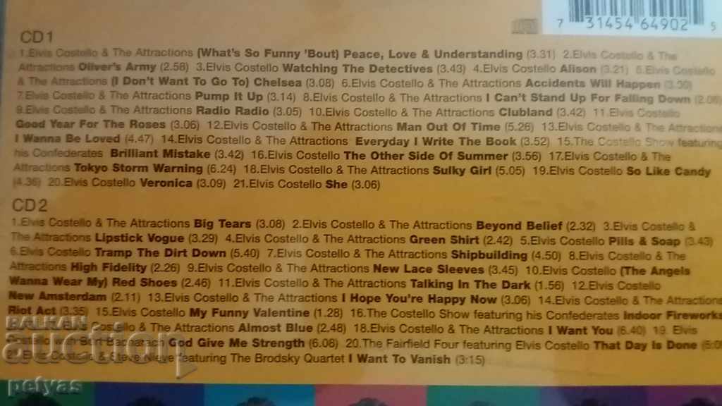 Elvis Costello 'the very best' .She - 2CD MUSIC with price 11.50 BGN | € 5.88