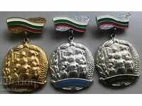 24528 България сет 3 ордена За Майчинска слава 1-2-3 степен