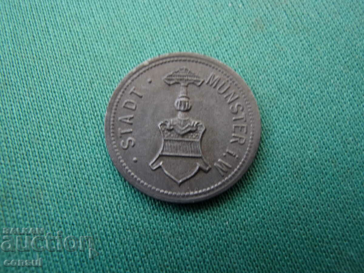 Munster 10 Pfennig 1917 Rare